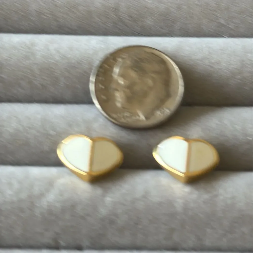 kate spade heart studs